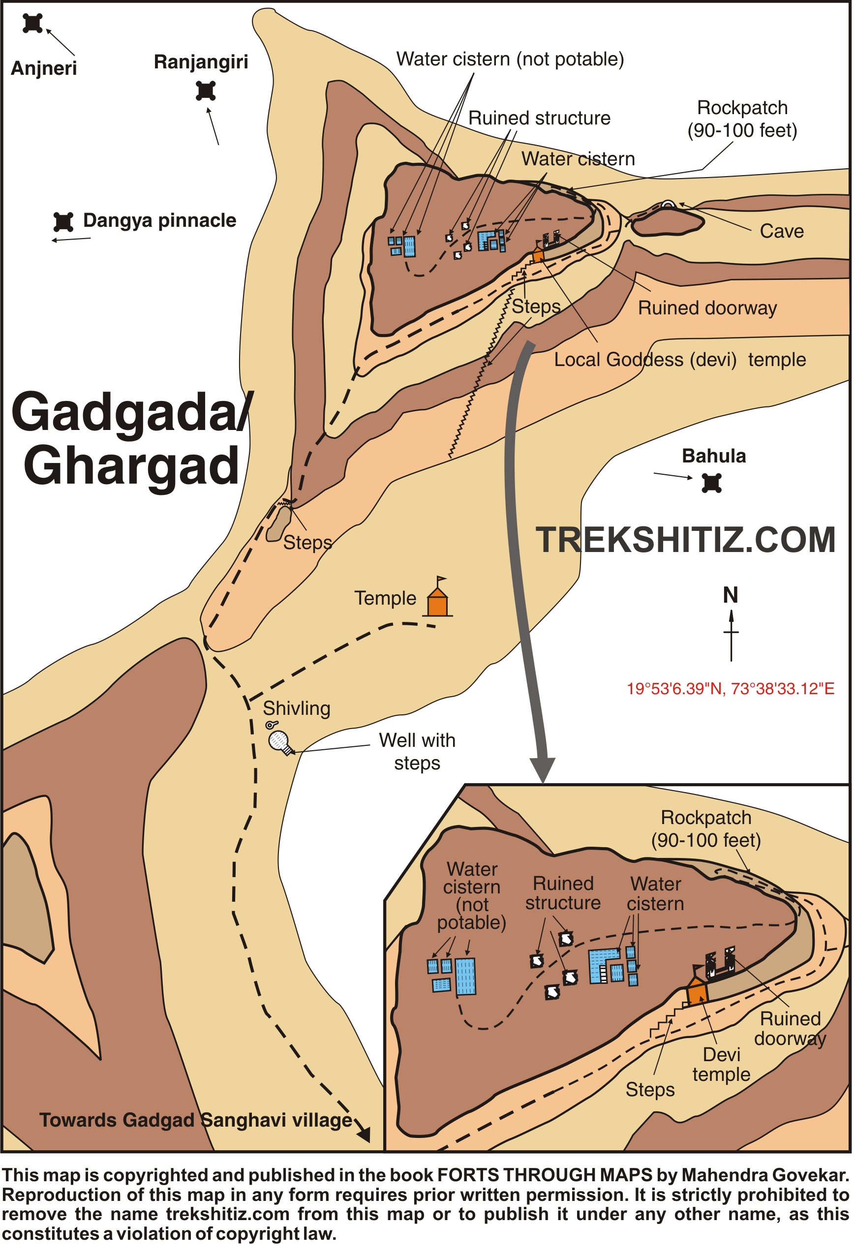 Gadgada (Ghargad) English Map